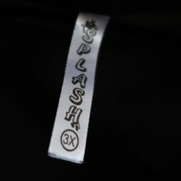 Black tank top with mesh at the top - Picture 3 of 3